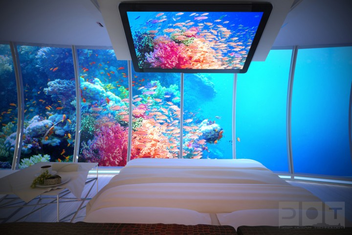 Explore The Underwater World From The Comfort Of Your Bedroom In This Underwater Hotel-09