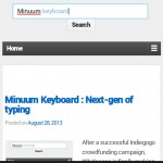 Minuum Keyboard : Next-gen of typing