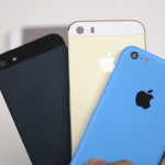 Video comparison of the champagne iPhone 5S, lower-cost iPhone 5C and iPhone 5