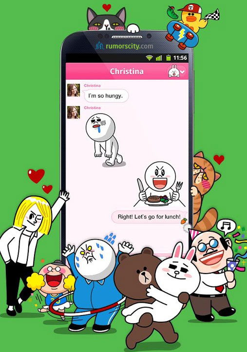 How to download  line  stickers  for free on Android