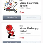 New free Line stickers in Turkey