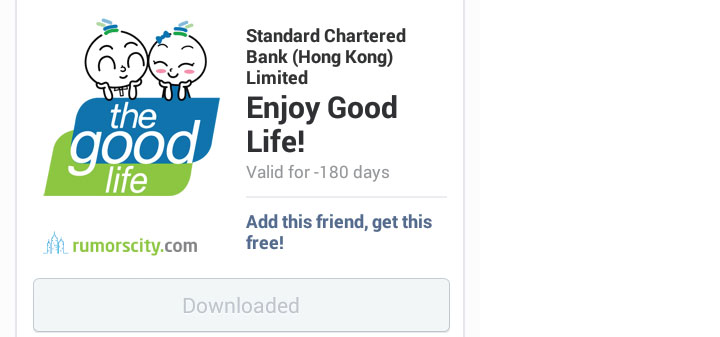 Enjoy-Good-Life-Line-sticker-in-Hong-Kong