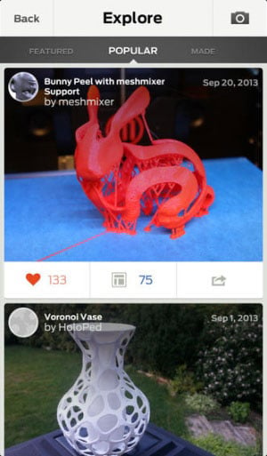 Makerbot Thingiverse launches first iOS app for 3D printing projects-02