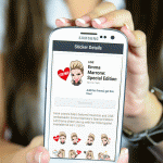 Emma Marrone: Special Edition Line sticker in Italy