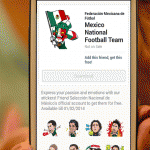 Mexico National Football Team Line sticker in Mexico