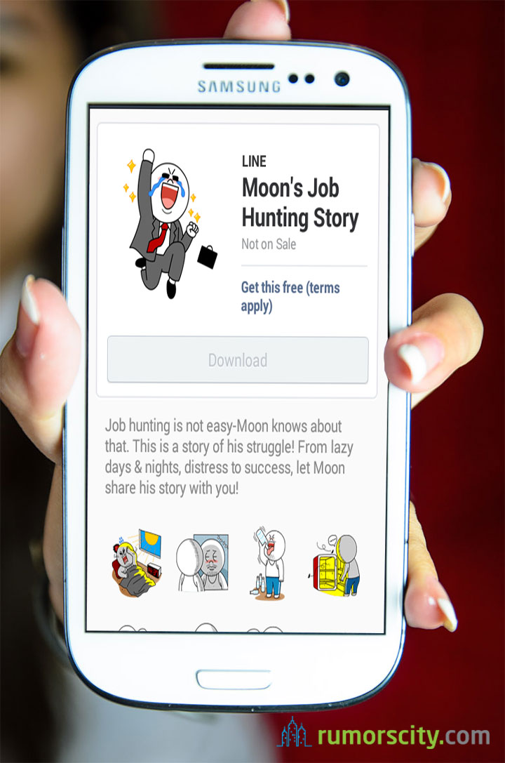 Moons-Job-Hunting-Story-Line-sticker-in-Egypt