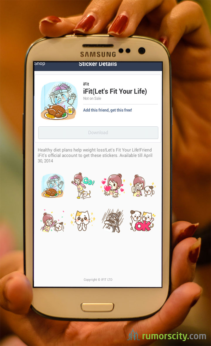 iFit-Lets-Fit-Your-Life-Line-sticker-in-Taiwan