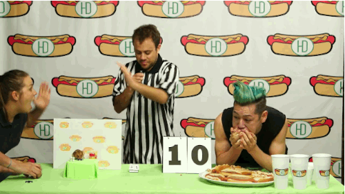 Hot Dog King Versus Tiny Hamster in a Hot Dog Eating Contest Who Will Win-05