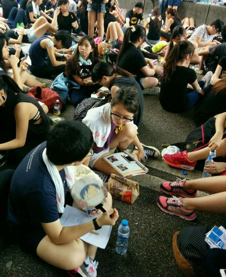 Hong Kong Students Did Not Neglect Their Homework While Protesting On The Streets