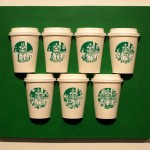 This Guy Has A Range Of Starbucks Cup Collection. You Will Be Amazed At What He Did With Them.