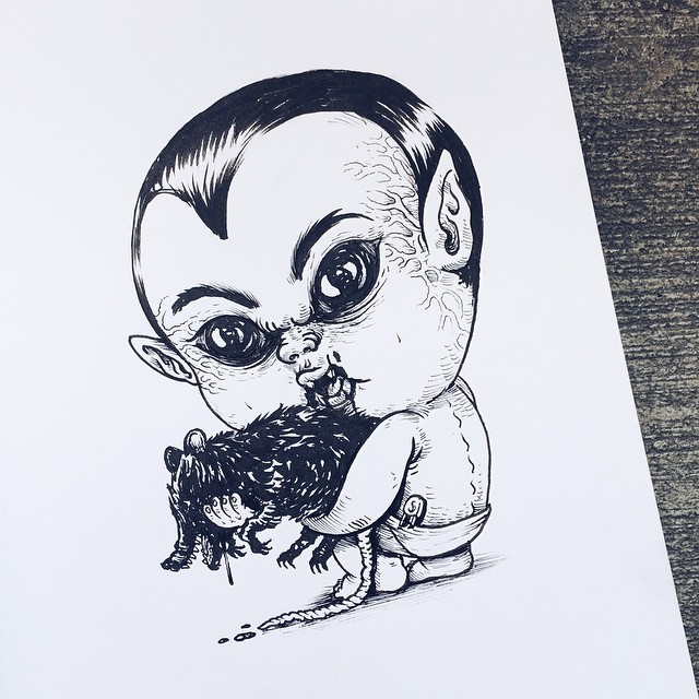 Have You Ever Imagined How Horror Movie Characters Would Look Like As Babies This Artist Does-02