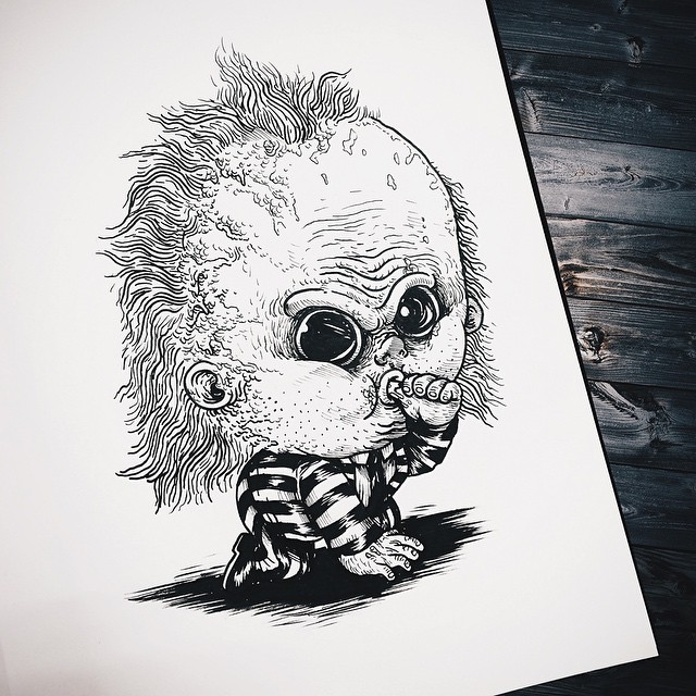 Have You Ever Imagined How Horror Movie Characters Would Look Like As Babies This Artist Does-03