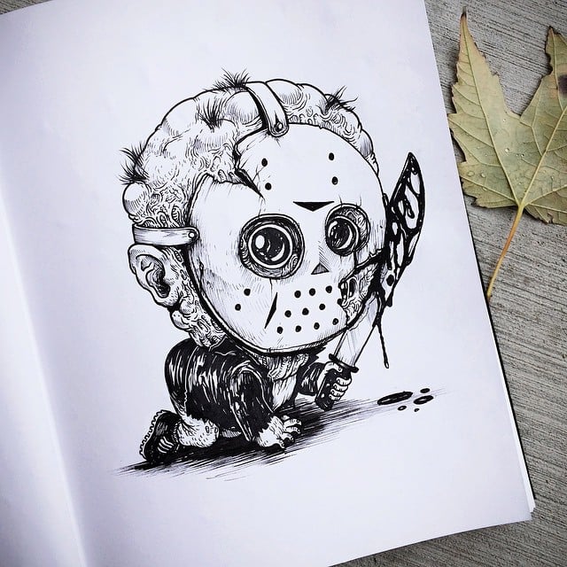 Have You Ever Imagined How Horror Movie Characters Would Look Like As Babies This Artist Does-04