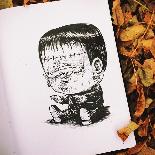 Have You Ever Imagined How Horror Movie Characters Would Look Like As Babies This Artist Does-07