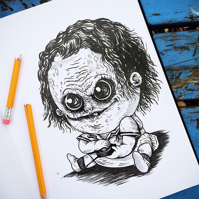 Have You Ever Imagined How Horror Movie Characters Would Look Like As Babies This Artist Does-15