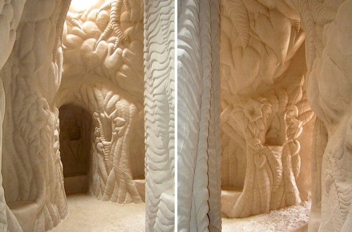 This Artist Carved A Giant Cave For The Past Ten Years-10