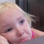 Adorable Little Girl Is Heartbroken To Learn That Her Newborn Cousin Is Unable To Join Her Birthday Party