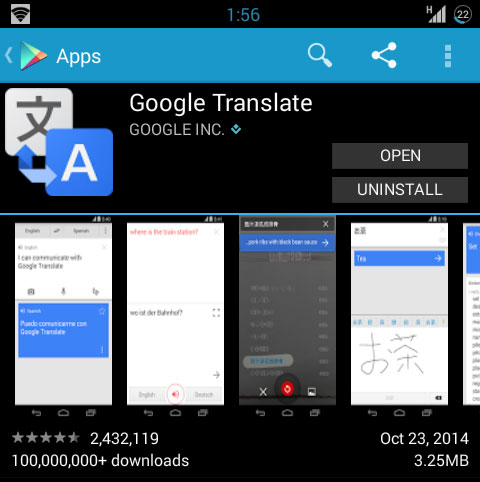 google translate offline app