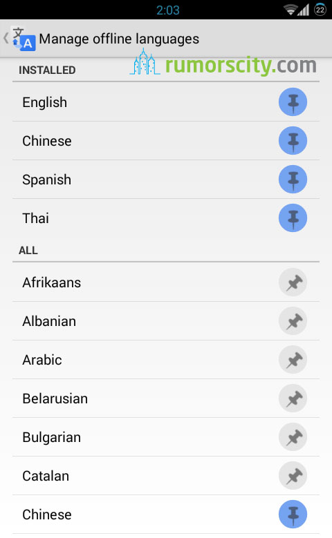 How to use google translate offline