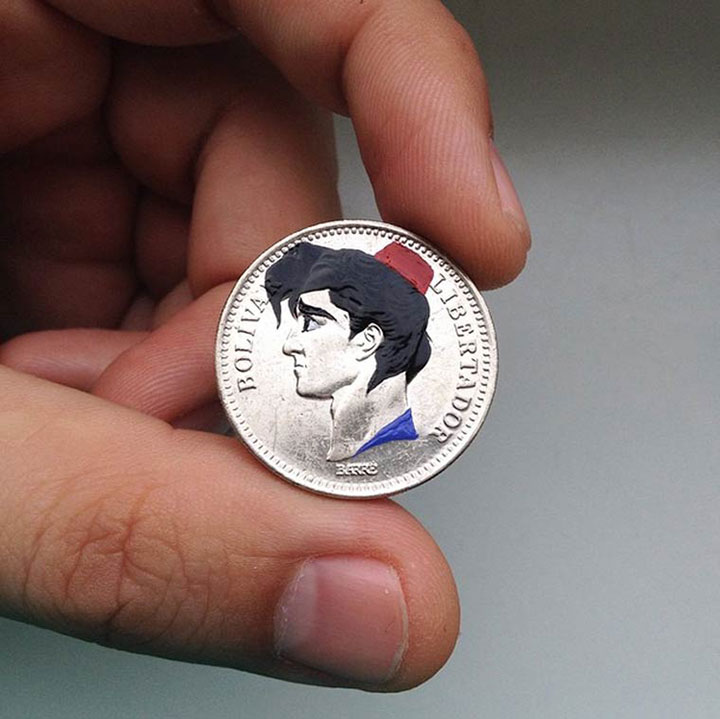 This Artist Transform Coins Into Pieces Of Pop Culture