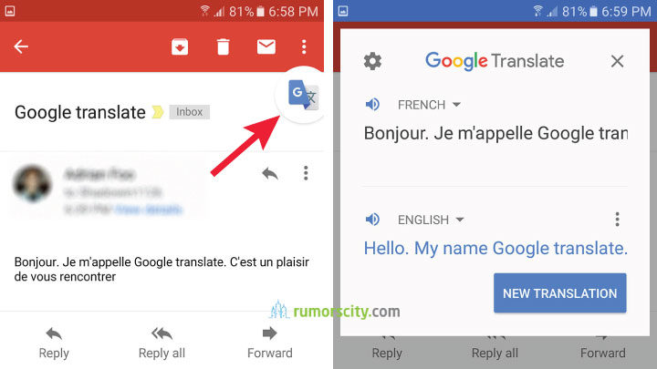 how to use google translate in any app