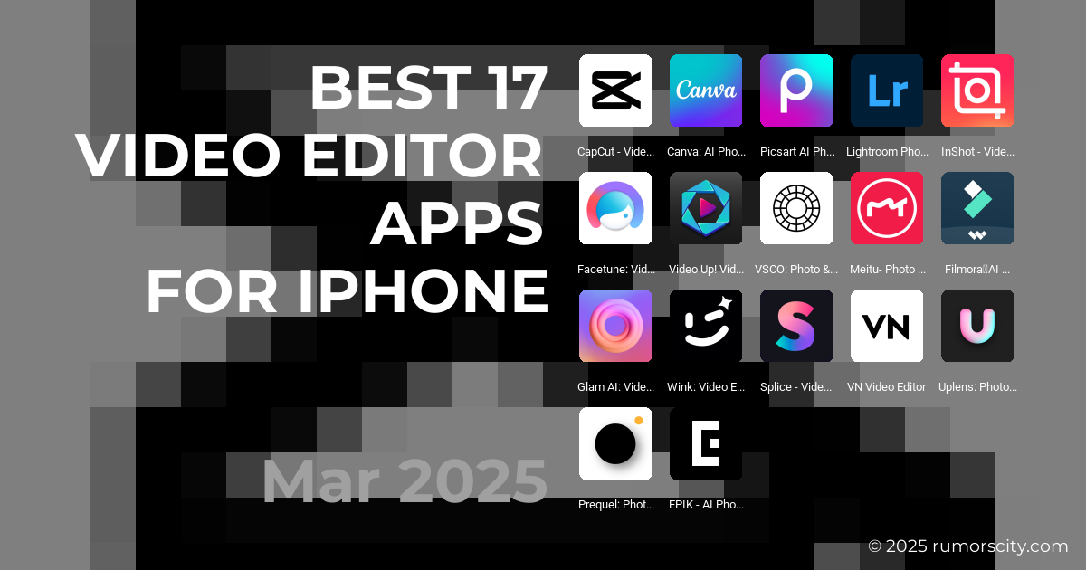 Best 17 Video Editor Apps for iPhone