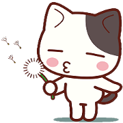 Cute Cat Daily life Line Sticker - Rumors City