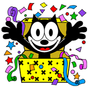 Felix The Cat Line Sticker Rumors City
