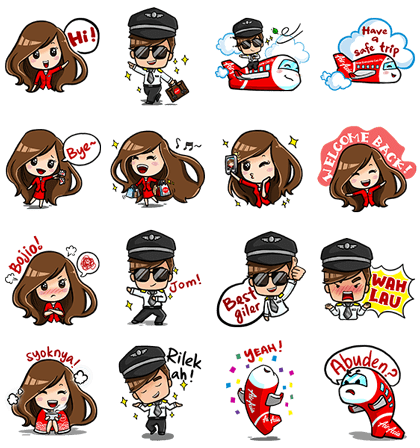 Airasia Paint The Skies Red Line Sticker Rumors City