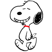 Snoopy Line Sticker - Rumors City