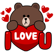 LINE characters Love U Line Sticker Rumors City LINE characters Love U Line Sticker Rumors City