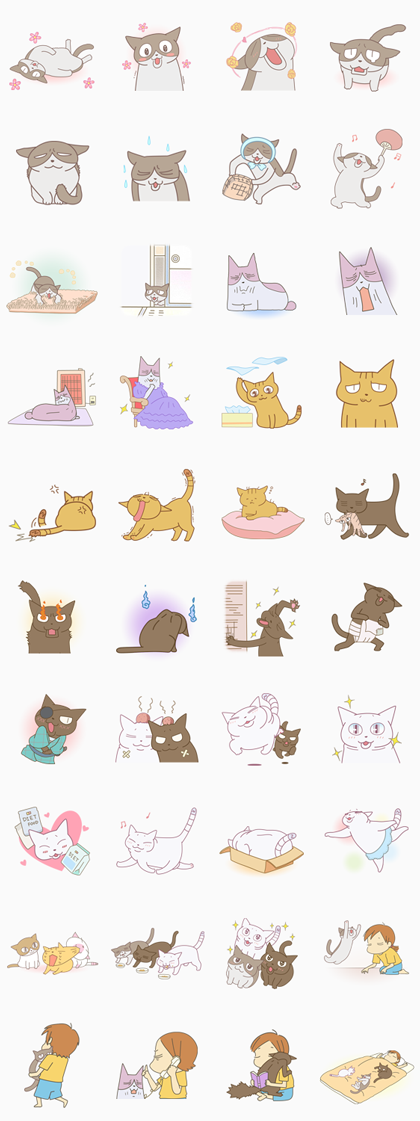 Get Wallpaper Anime Kuruneko Line Sticker Rumors City Desktop Wallpaper